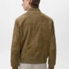 Bomberjacke aus Wildleder Bomberjacke aus Wildleder