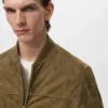 Bomberjacke aus Wildleder Bomberjacke aus Wildleder