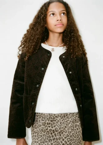 Bomberjacke mit Leopardenmuster