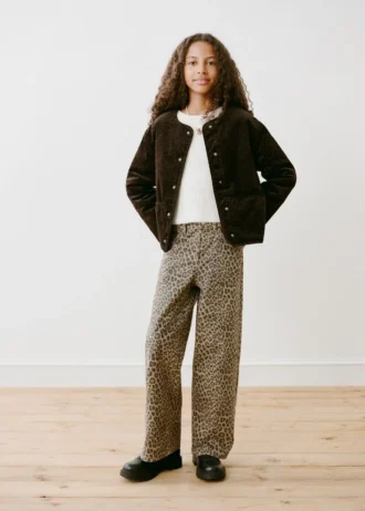 Bomberjacke mit Leopardenmuster