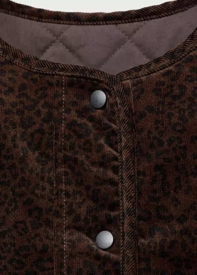 Bomberjacke mit Leopardenmuster Bomberjacke mit Leopardenmuster