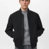 Bomberjacke mit Reißverschluss Bomberjacke mit Reißverschluss