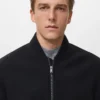 Bomberjacke mit Reißverschluss Bomberjacke mit Reißverschluss