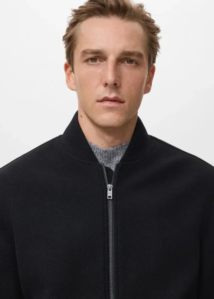 Bomberjacke mit Reißverschluss Bomberjacke mit Reißverschluss