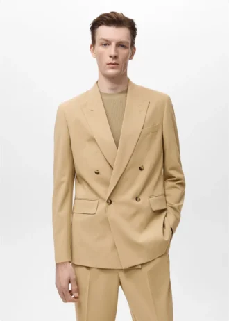 Boston Regular-Fit-Blazer mit doppelter Knopfleiste