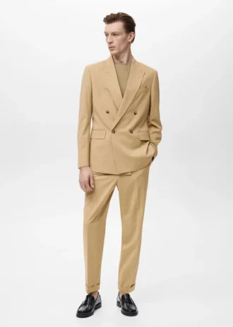 Boston Regular-Fit-Blazer mit doppelter Knopfleiste