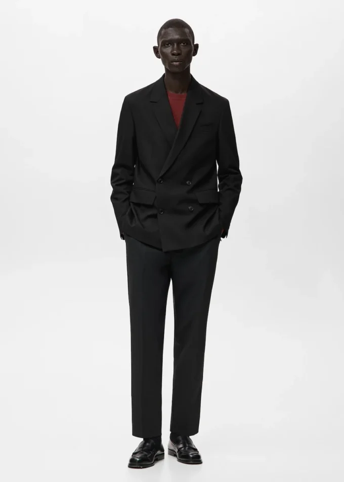 Boston Regular-Fit-Blazer mit doppelter Knopfleiste Boston Regular-Fit-Blazer mit doppelter Knopfleiste