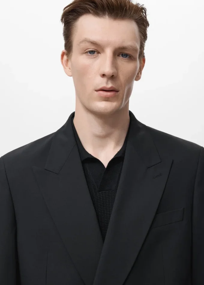 Boston Regular-Fit-Blazer mit doppelter Knopfleiste Boston Regular-Fit-Blazer mit doppelter Knopfleiste