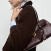 Bouclé-Jacke mit Cordkragen Bouclé-Jacke mit Cordkragen