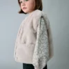 Cape-Weste mit Felloptik Cape-Weste mit Felloptik
