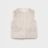 Cape-Weste mit Felloptik Cape-Weste mit Felloptik