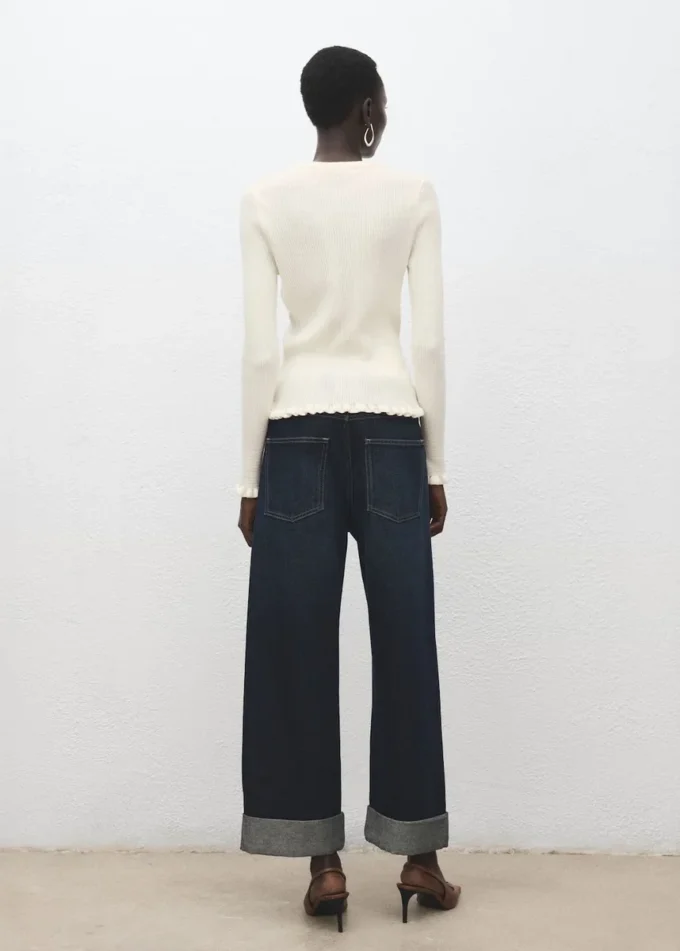Cardigan mit Wellenkante Cardigan mit Wellenkante