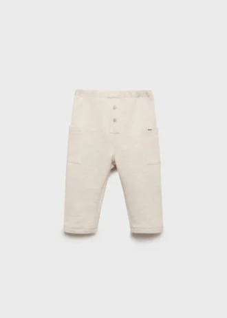 Cargo-Jogginghose mit Knopfdetail