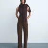 Catherin Culotte-Jeans mit hoher Taille