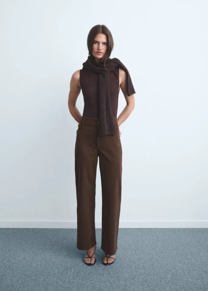 Catherin Culotte-Jeans mit hoher Taille