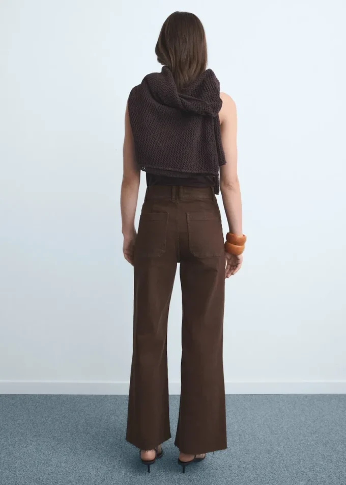 Catherin Culotte-Jeans mit hoher Taille