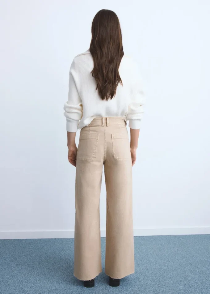 Catherin Culotte-Jeans mit hoher Taille