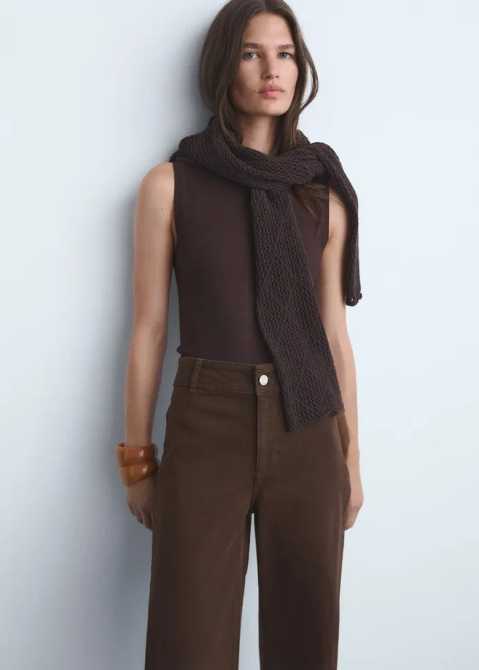 Catherin Culotte-Jeans mit hoher Taille