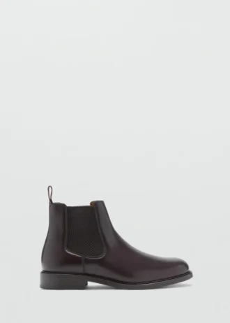 Chelsea-Stiefel aus poliertem Leder