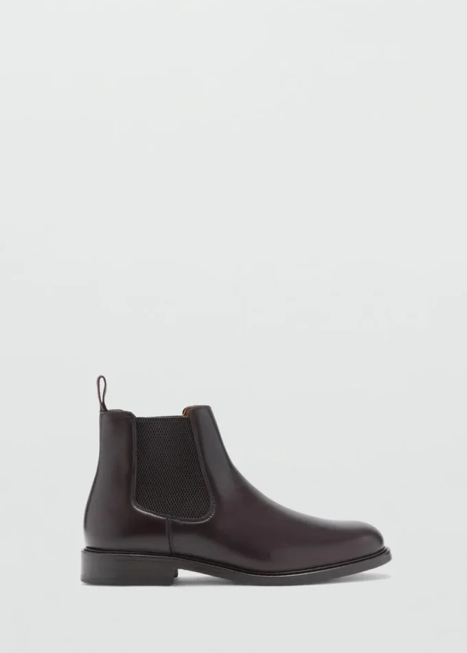 Chelsea-Stiefel aus poliertem Leder