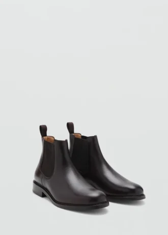 Chelsea-Stiefel aus poliertem Leder