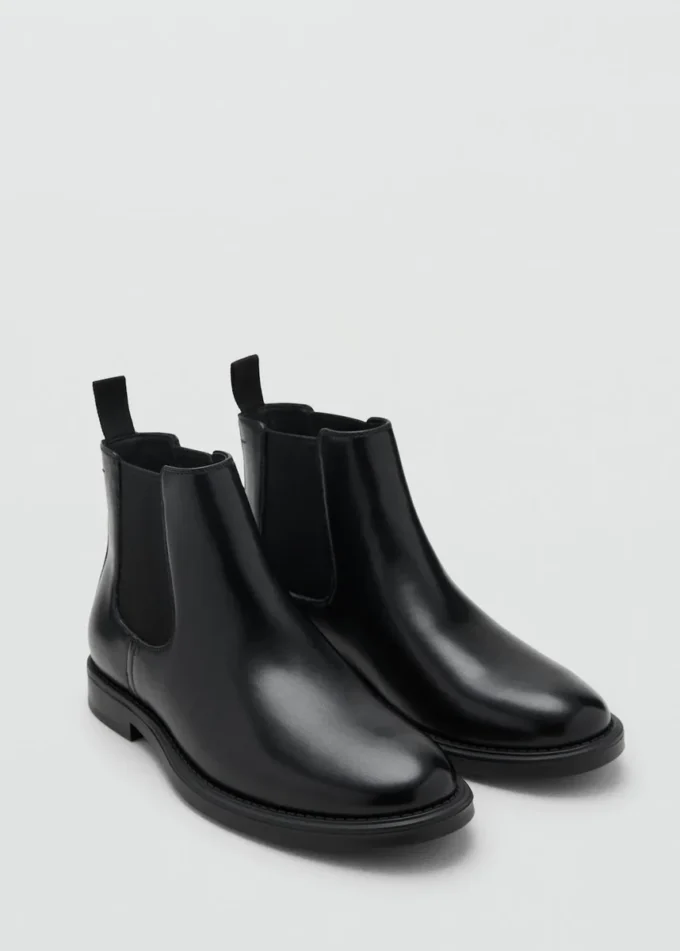 Chelsea-Stiefeletten aus Kunstleder