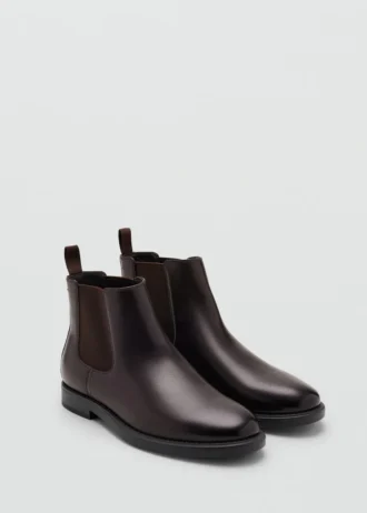 Chelsea-Stiefeletten aus Kunstleder