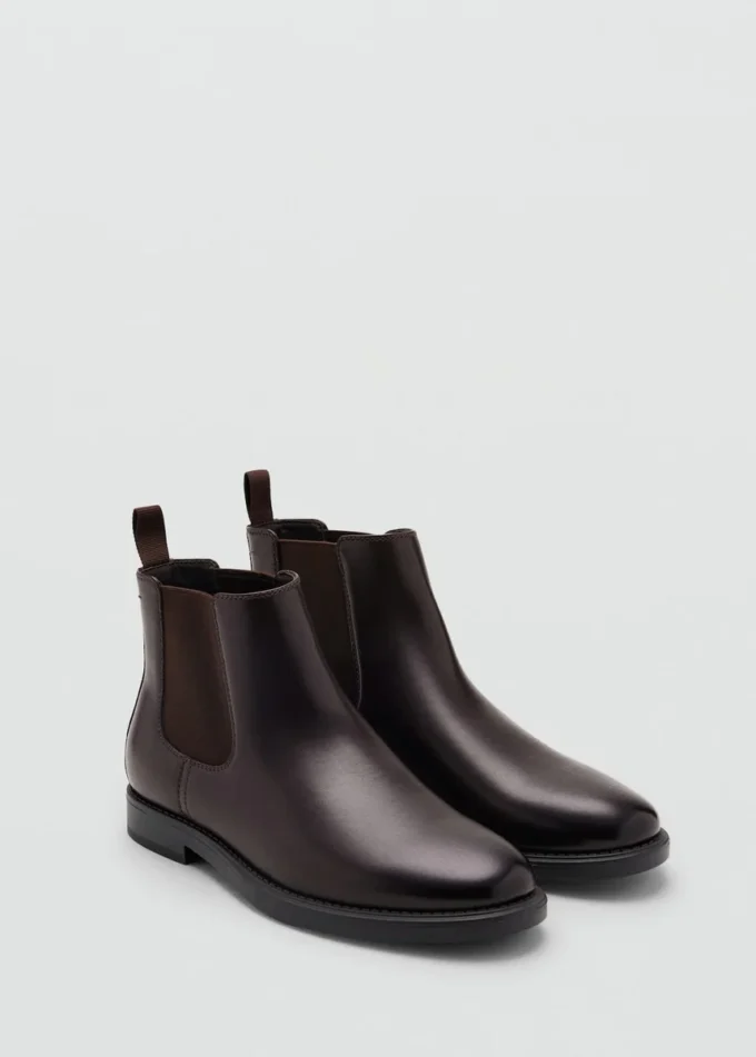 Chelsea-Stiefeletten aus Kunstleder