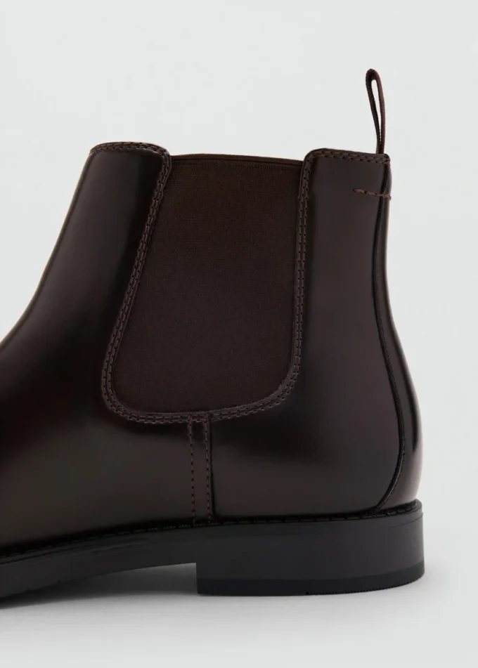Chelsea-Stiefeletten aus Kunstleder