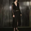 Chiffonkleid mit Puffärmeln Chiffonkleid mit Puffärmeln