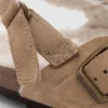 Clogs aus Schafsleder mit Futter in Felloptik