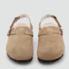 Clogs aus Schafsleder mit Futter in Felloptik
