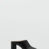 Clogs mit Lederabsatz Clogs mit Lederabsatz