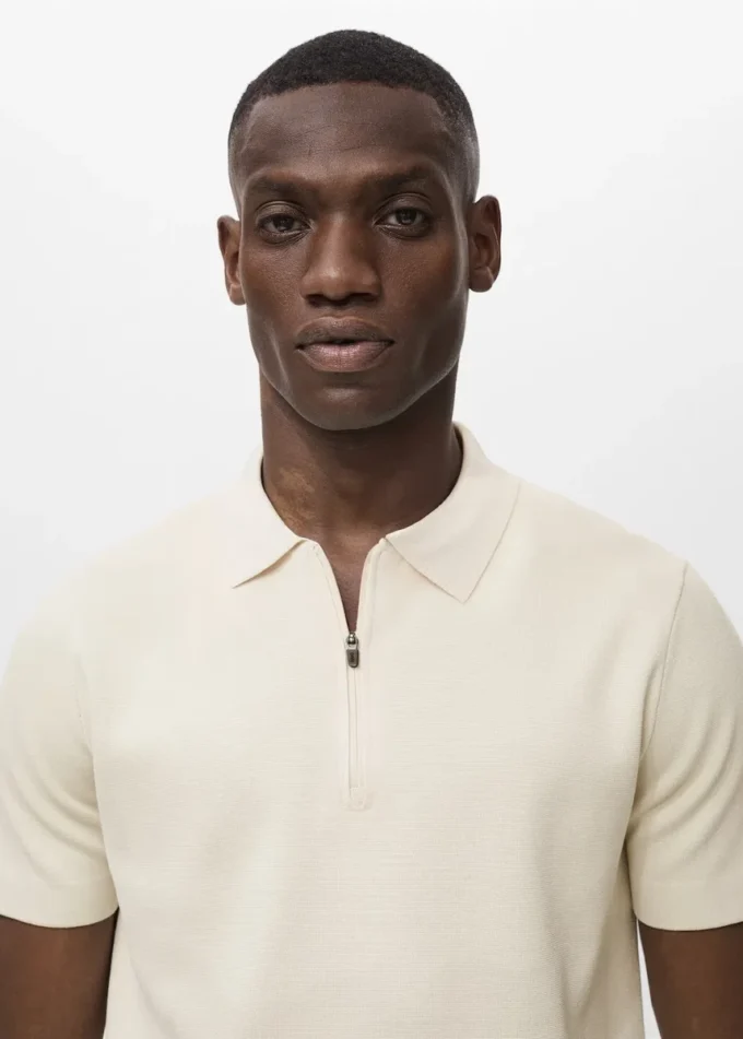 COOLMAX® Feinstrick-Poloshirt mit Reißverschluss COOLMAX® Feinstrick-Poloshirt mit Reißverschluss