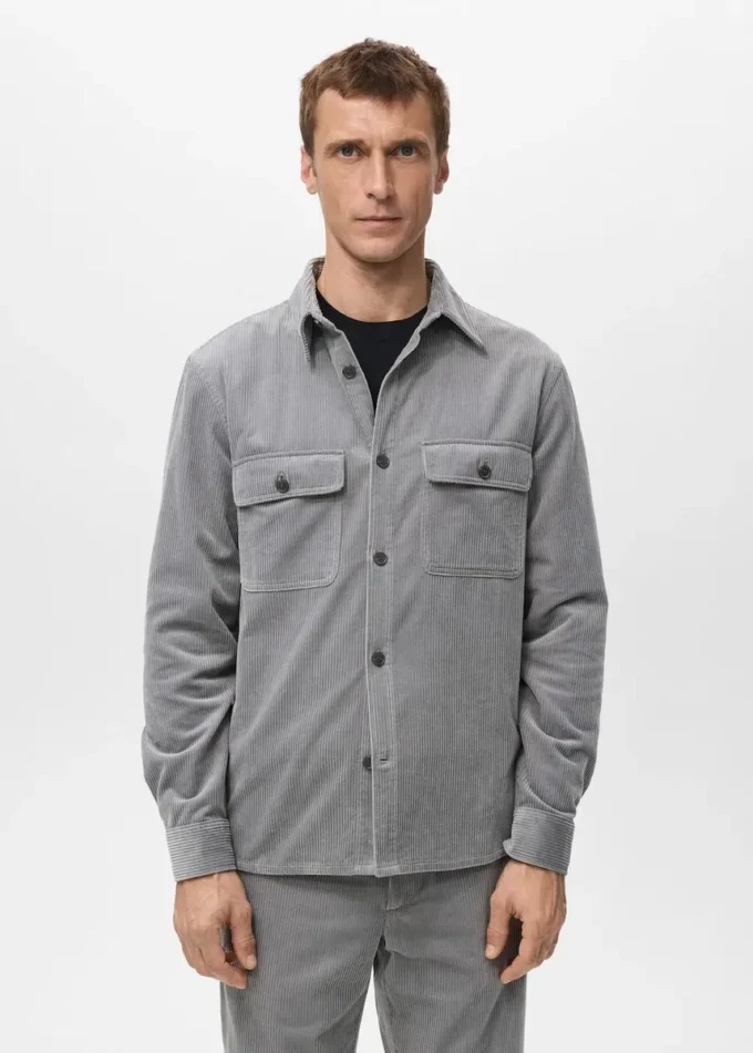 Cord-Overshirt mit Taschen Cord-Overshirt mit Taschen