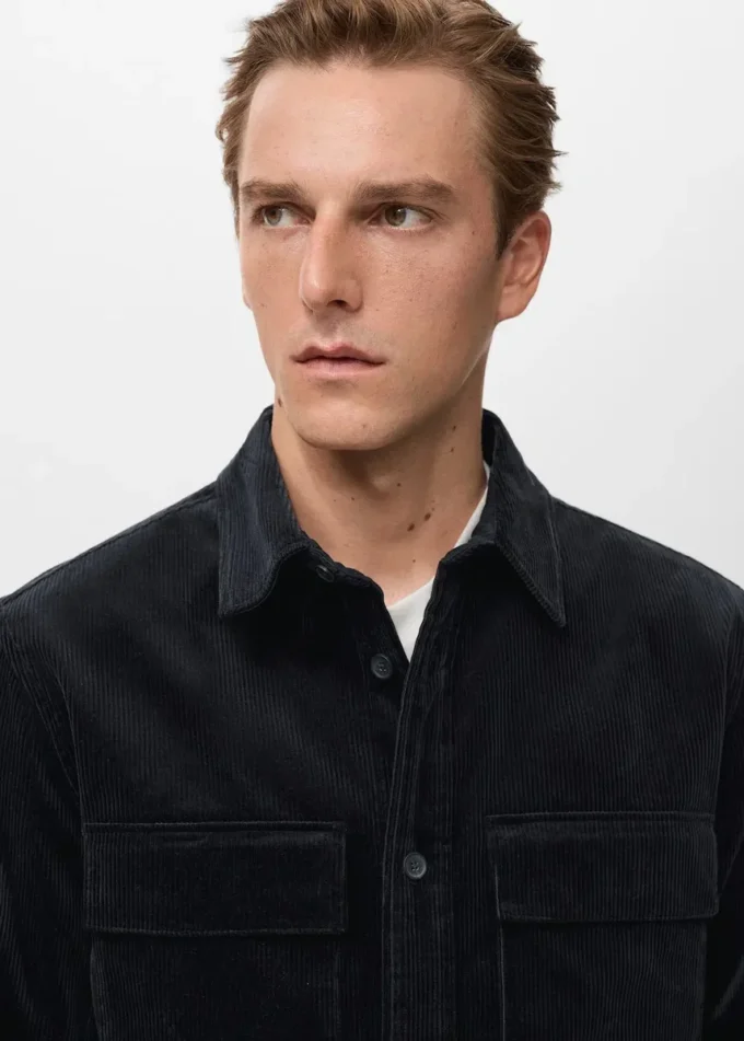 Cord-Overshirt mit Taschen Cord-Overshirt mit Taschen