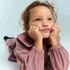 Cordbluse mit Babykragen Cordbluse mit Babykragen