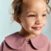 Cordbluse mit Babykragen Cordbluse mit Babykragen