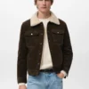 Cordjacke mit Futter in Lammfelloptik Cordjacke mit Futter in Lammfelloptik