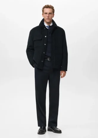 Cordjacke mit Taschen