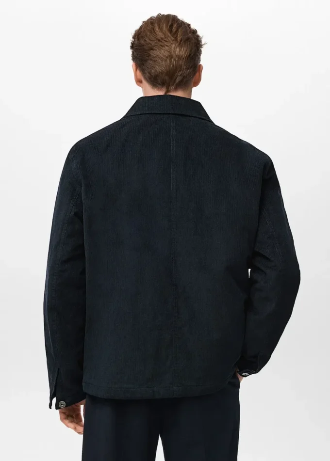 Cordjacke mit Taschen