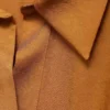 Crossover-Bluse aus Satin