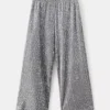 Culotte-Hose mit Pailletten