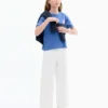 Culotte-Jeans mit Nahtdetails Culotte-Jeans mit Nahtdetails