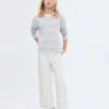 Culotte-Jeans mit Nahtdetails Culotte-Jeans mit Nahtdetails