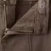 Culotte-Jeans mit Nahtdetails