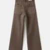 Culotte-Jeans mit Nahtdetails