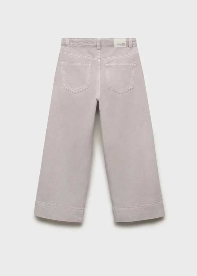 Culotte-Jeans mit Nahtdetails Culotte-Jeans mit Nahtdetails