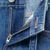 Culotte-Jeans mit Nahtdetails