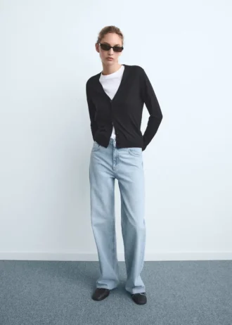 Danila Jeans mit hoher Taille und weitem Bein